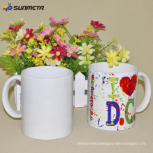 Manufactory low price Sublimation white mug